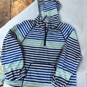 Hunter For Target Blue, Green & White Rain Jacket ~ Girls XL 14/16